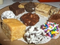 Truffes, fudge, sucre  la crme, fondant friandise croustillante , mini oh!Henry