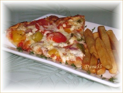 ~ Pizza Ristorante Aux Lgumes Et Frites ~