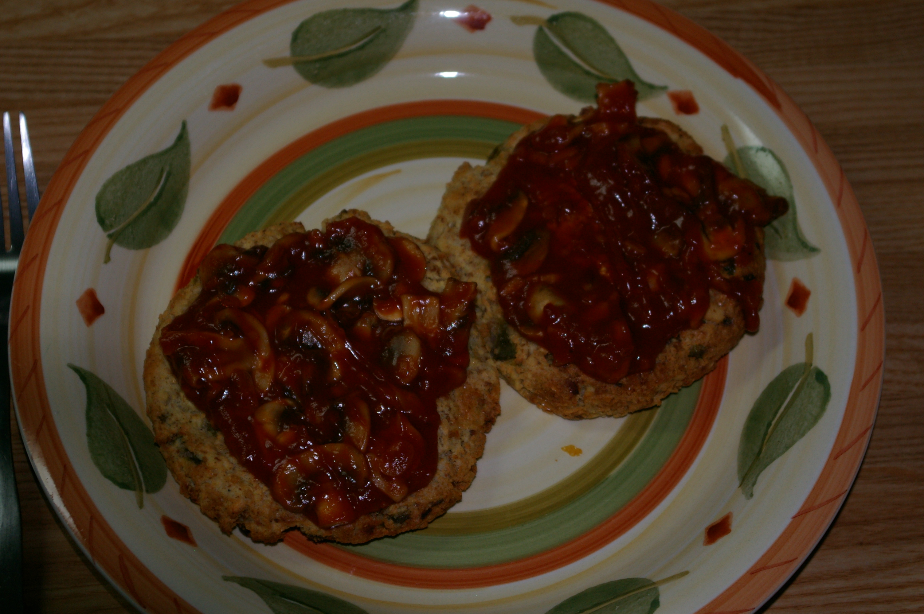 Galettes De Toffu Au Fromage, Sauce Aux Champignons Orientale