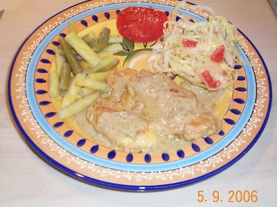 Poulet  la dijonnaise de Johannem