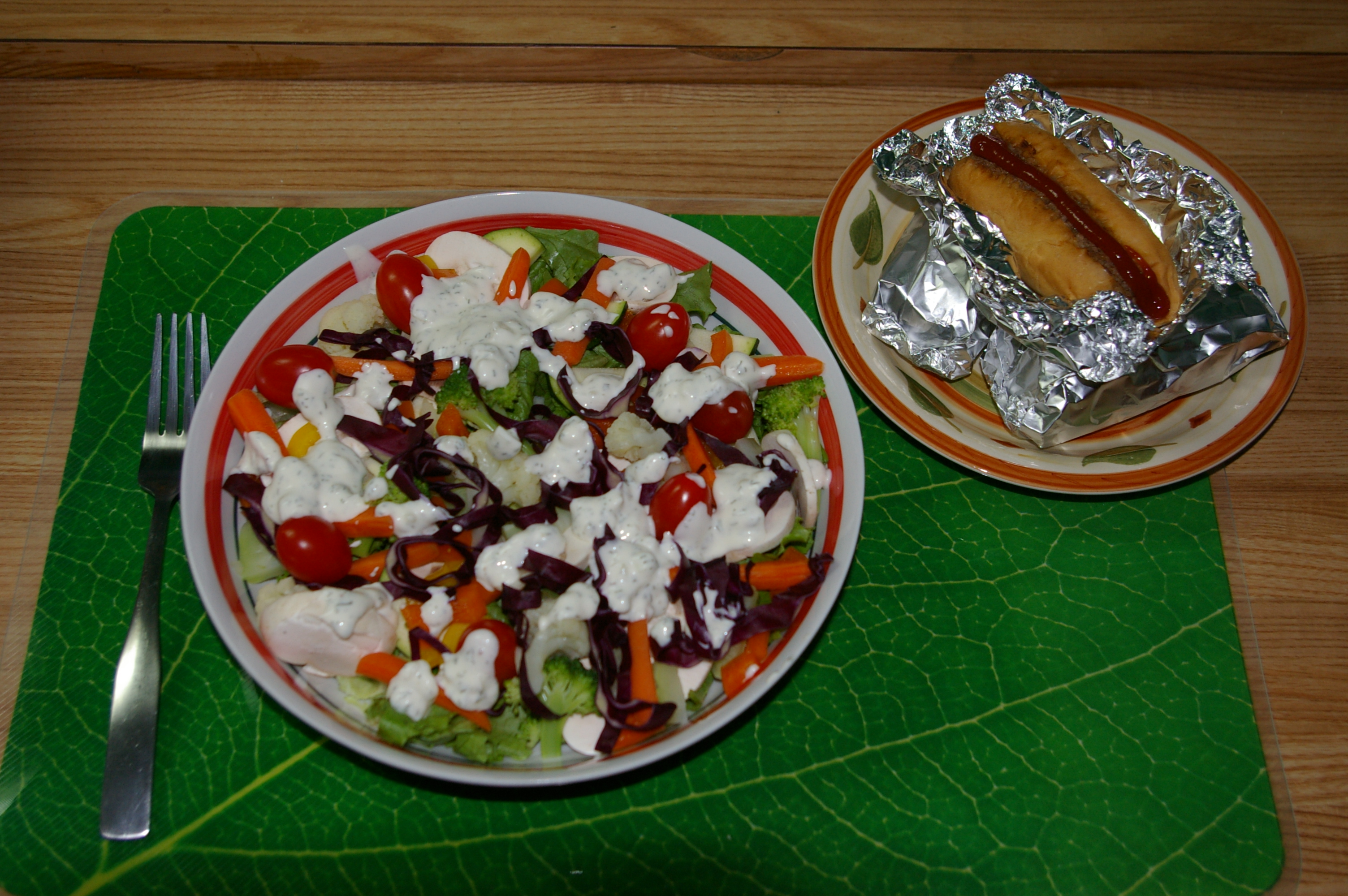 Souper Du Lendemain De Nol : Salade Du Chef Pico Et Petits Pains Garnis