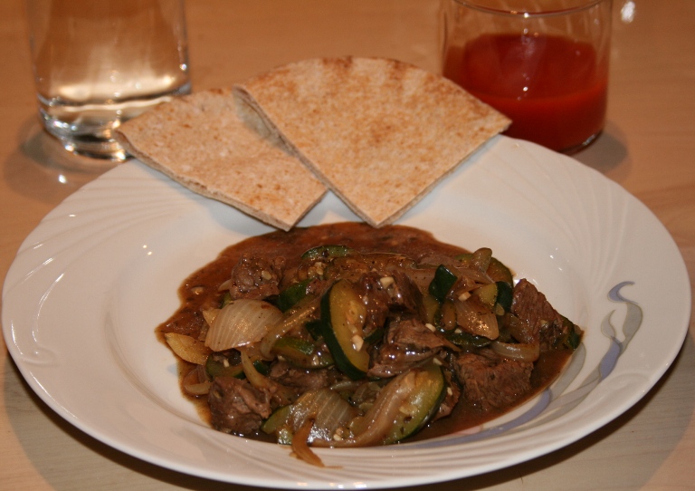 Bavette Au herbes de Provence Et Courgettes