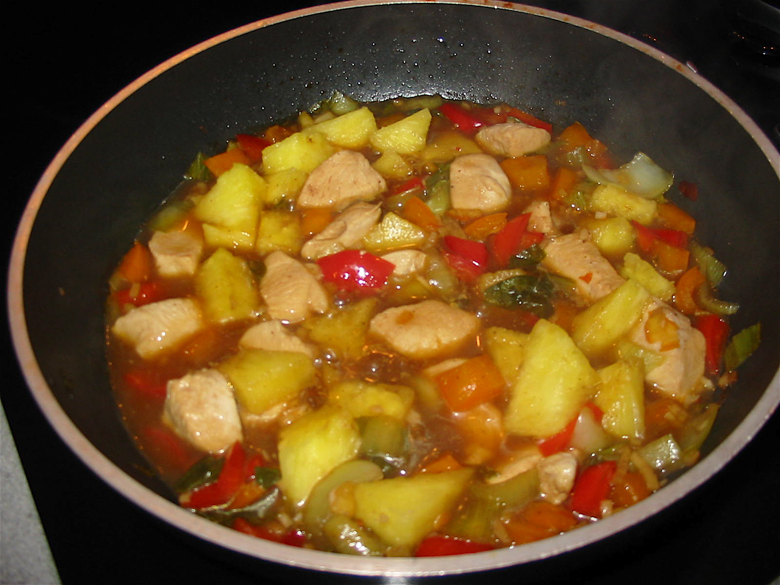 Poulet Aigre-doux, Casserole