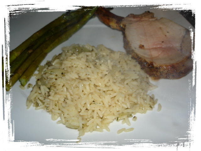 Carr De Porc  L''rable Et Riz Fines Herbes