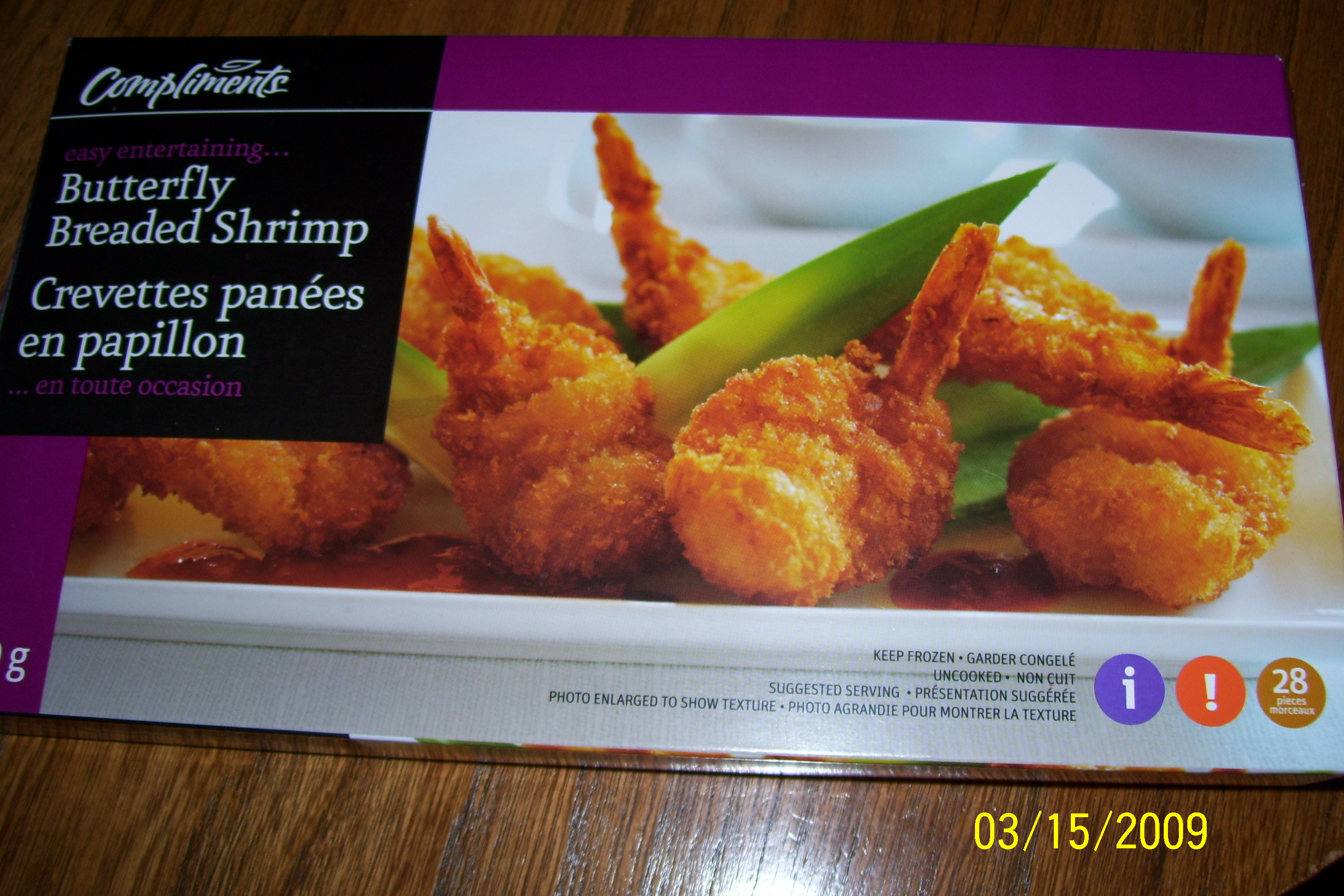 Crevettes Papillons - Compliments