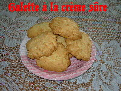 Galette  la crme sre