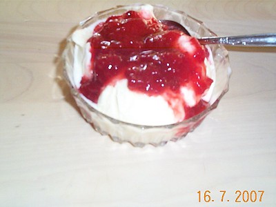 Sundae aux fraises