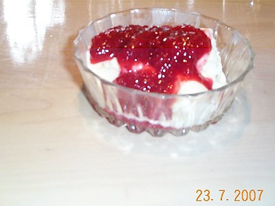 Sundae aux fraises