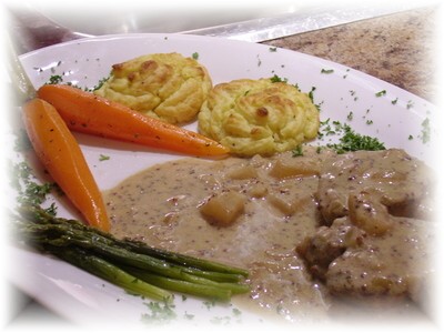 ~ Repas chez des amis... Filet de veau ~