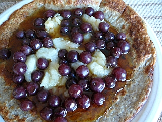 crpes pommes - raisin