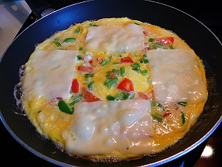 Omelette au Jarlsberg