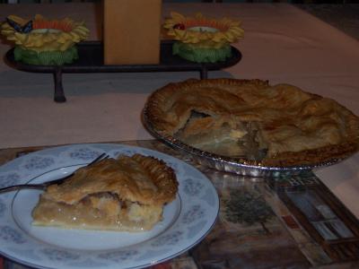 Tarte aux pommes - service