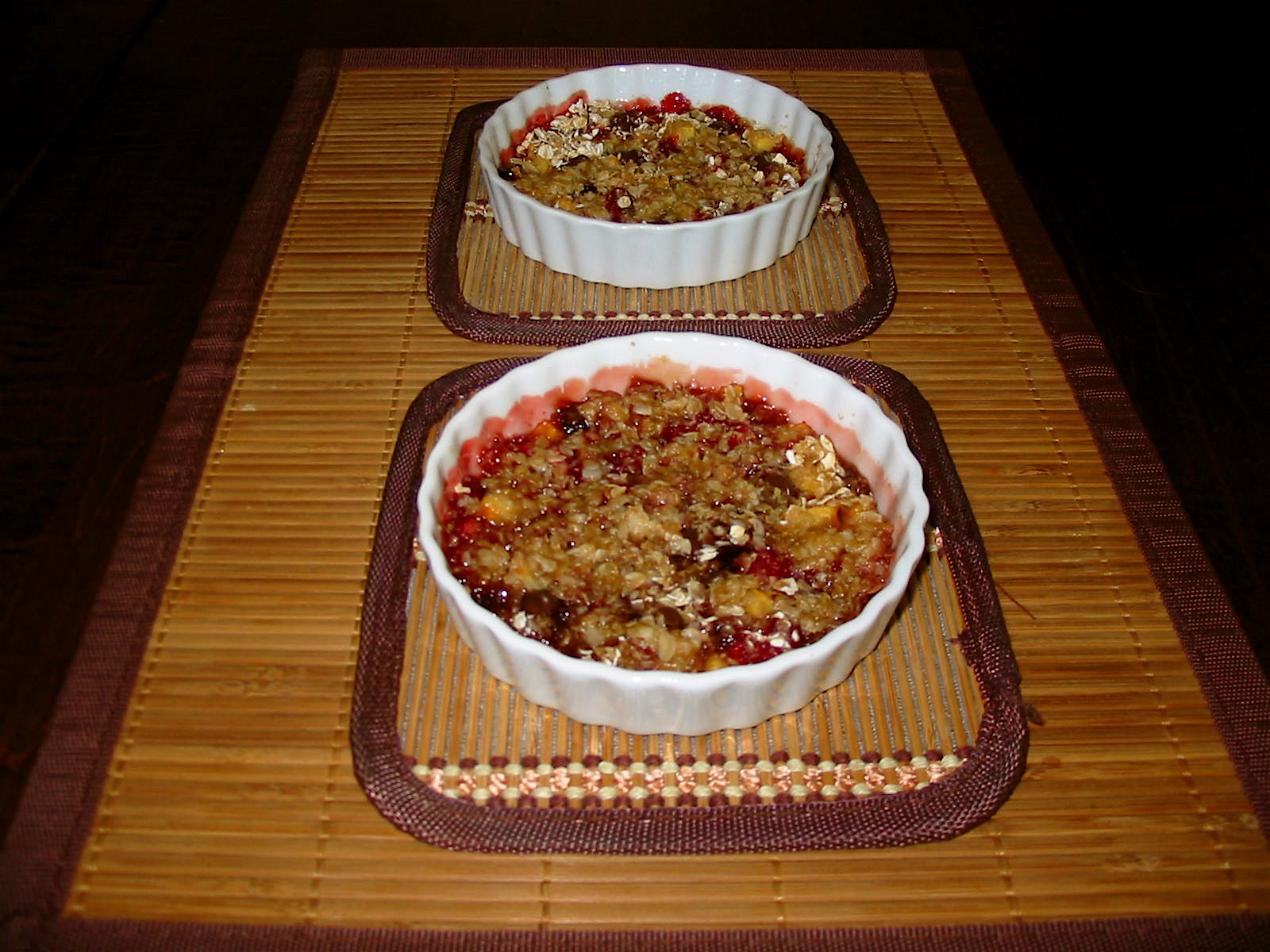 Mini-croustades Aux Fraises Et  La Pche