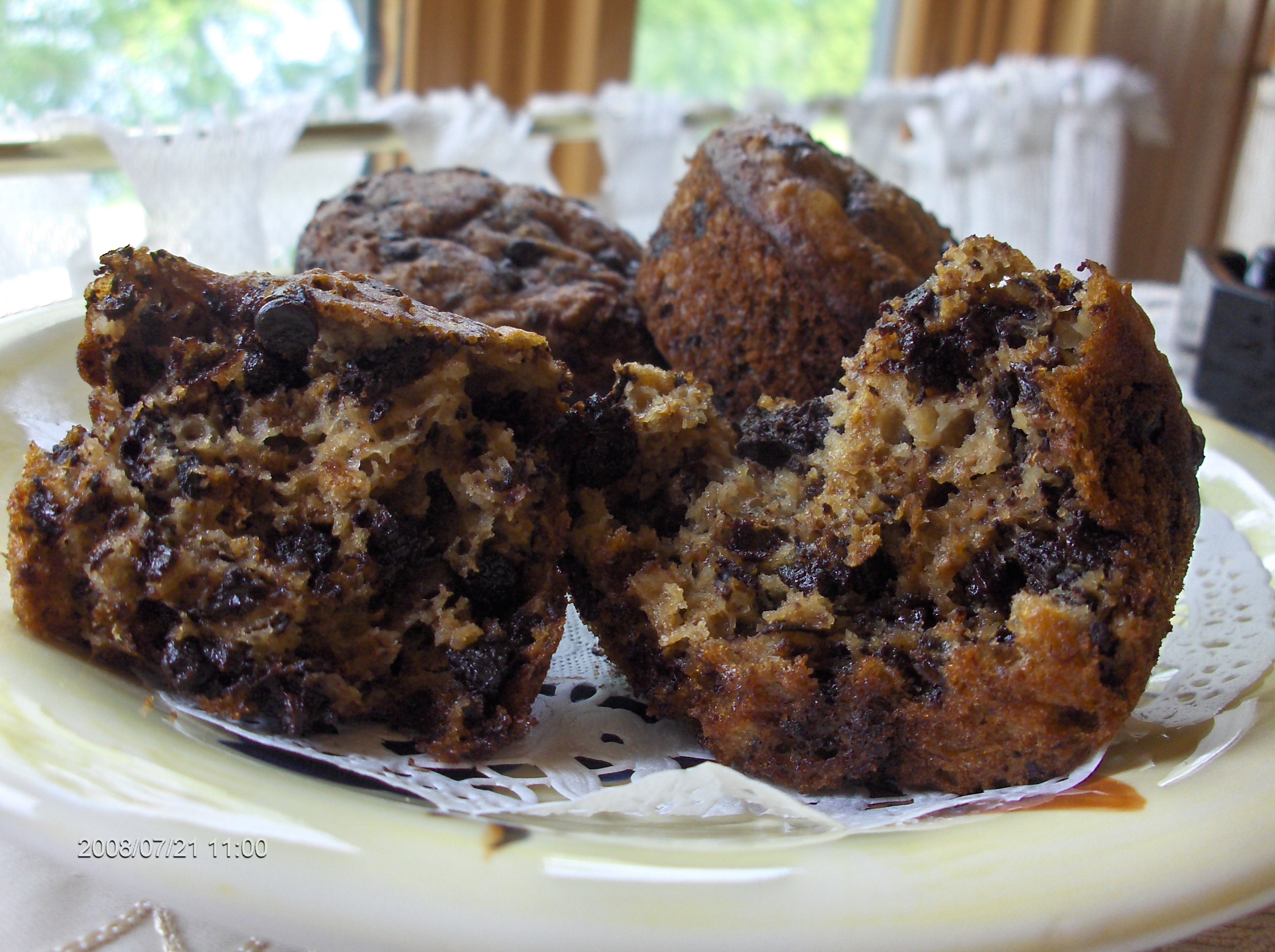 Muffin Chocolat Aux Bananes De Esther B