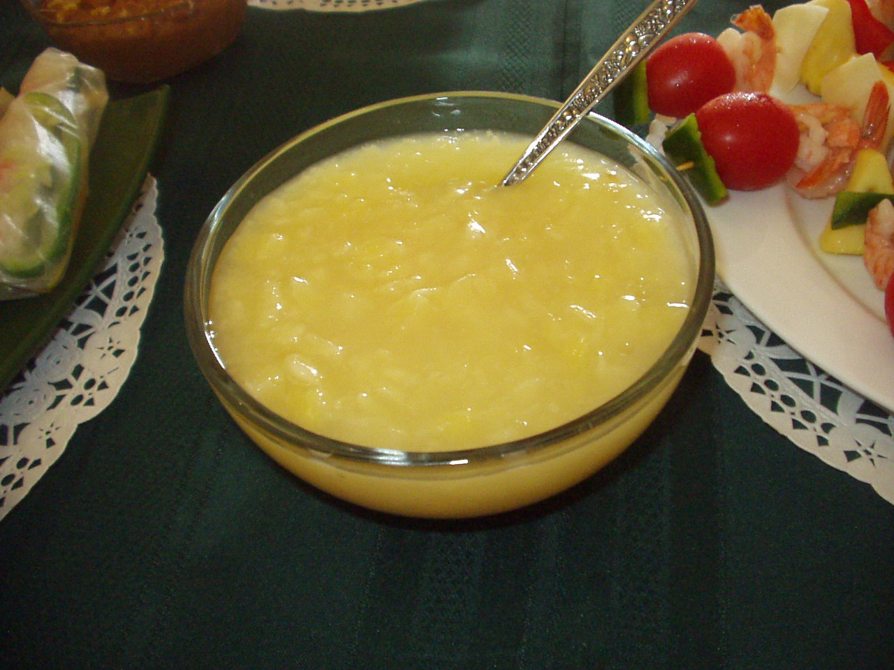 Sauce Ananas Miel Gingembre