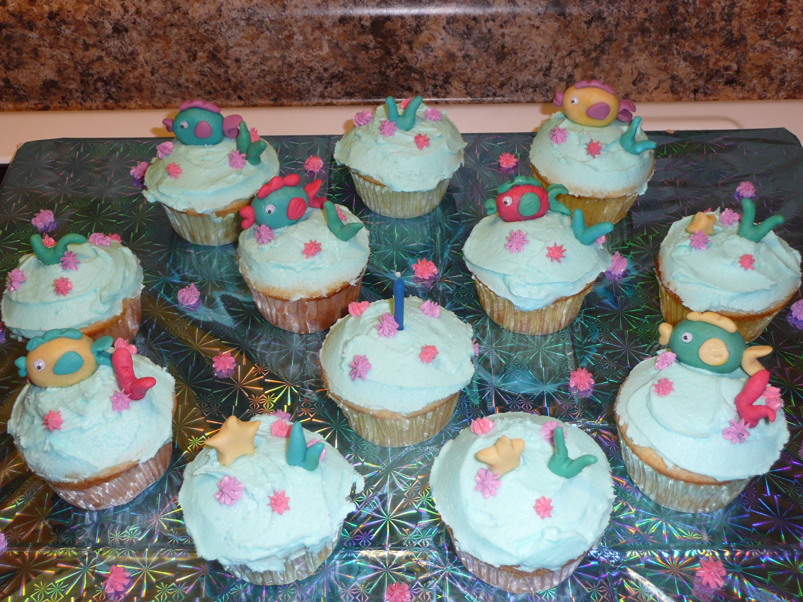 Cupcakes Poisson