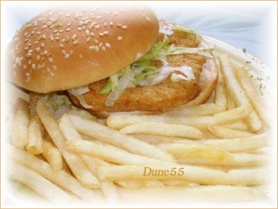 ~ Repas Rapide... Mcpoulet Et Frite Mcdo ~