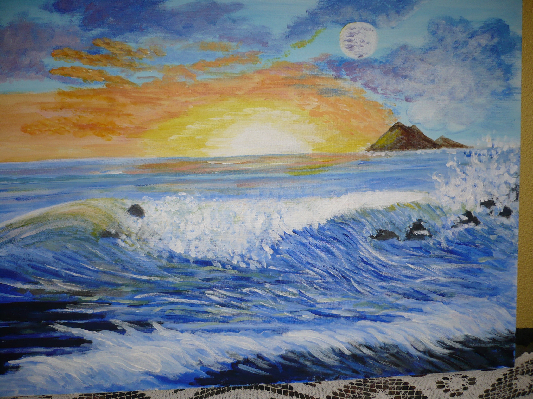 La Vague - Peinture Acrylique