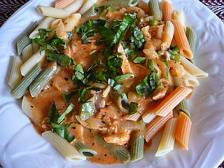 Penne Au Poulet Parma-rosa