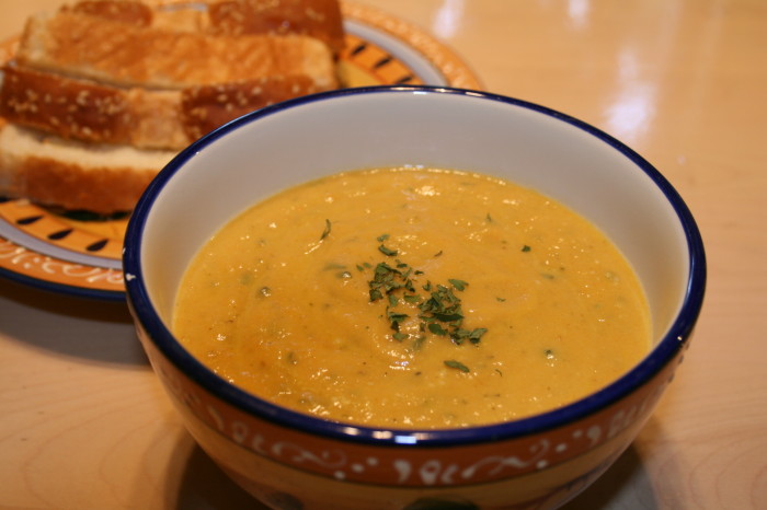 Potage Au Carottes Et Au Poireaux De Mousselinne