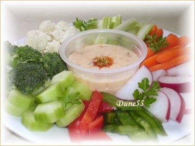 ~ Trempette De Lgumes - Sauce Mayo-piment Rouge ~