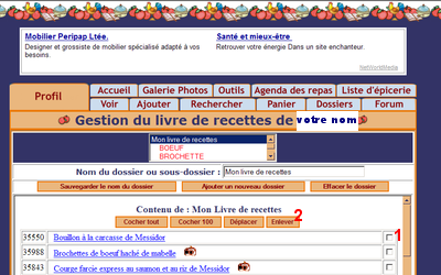 Gestion Du Livre De Recettes