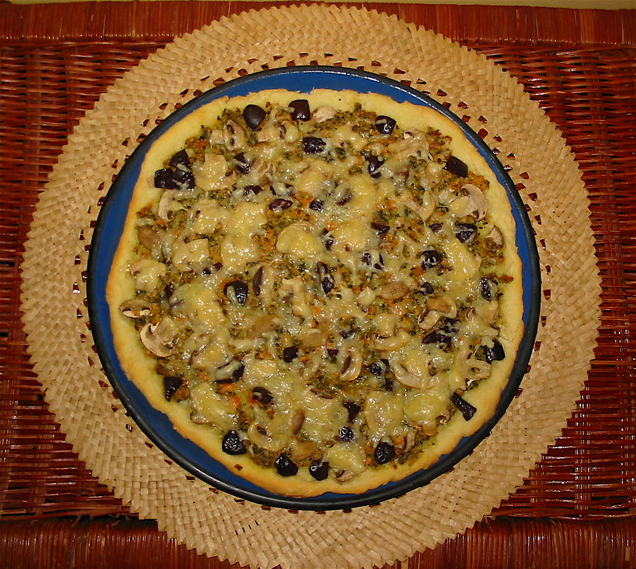 Pizza-tarte Au Pistou Et Saumon