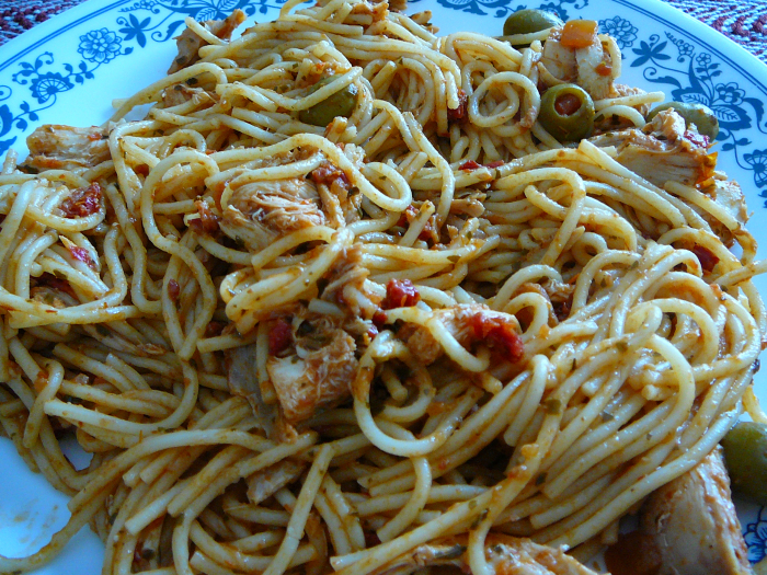 Spaghetti Au Poulet