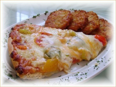 ~ Pizza Mince Lgumes Ristorante Et Minis-patates Galettes ~