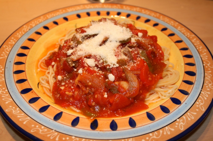 Spaghettini Primavera Et Parmesan