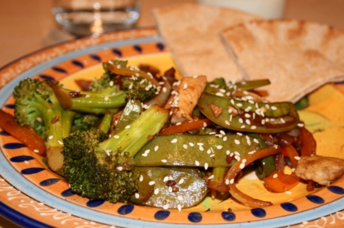 Saut De Lgumes Avec Poulet