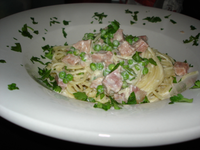 Spaghetti Carbonnara Au Jambon