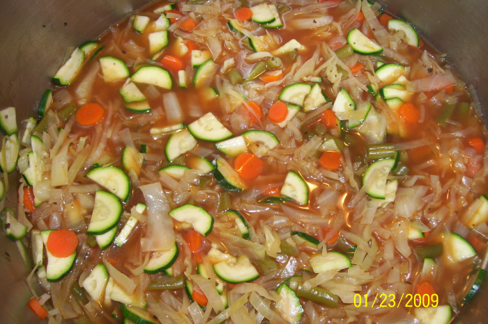 Soupe Aux Lgumes Du Jardin Ww - 0 Points