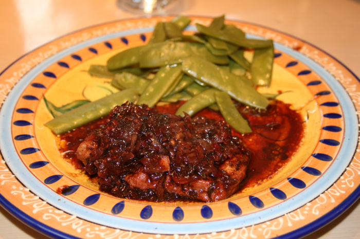 Poulet Au Four Aux Framboises