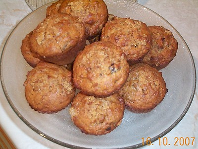 Muffins au son et dattes de Syldo