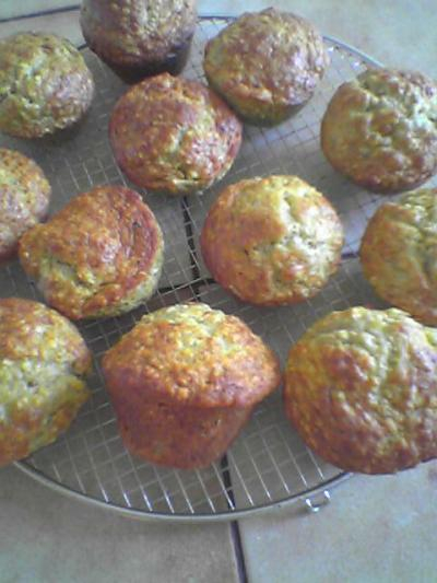 Muffins sant aux bananes de Mommzy