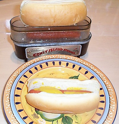 hot dog steam