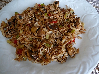 riz au poulet