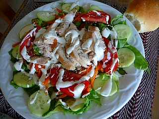 salade de poulet