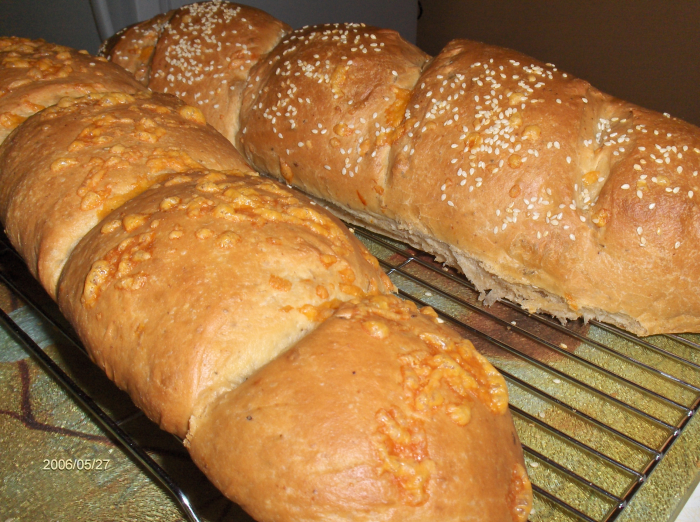 Baguette Au Pesto Et Au Cheddard De Nougat