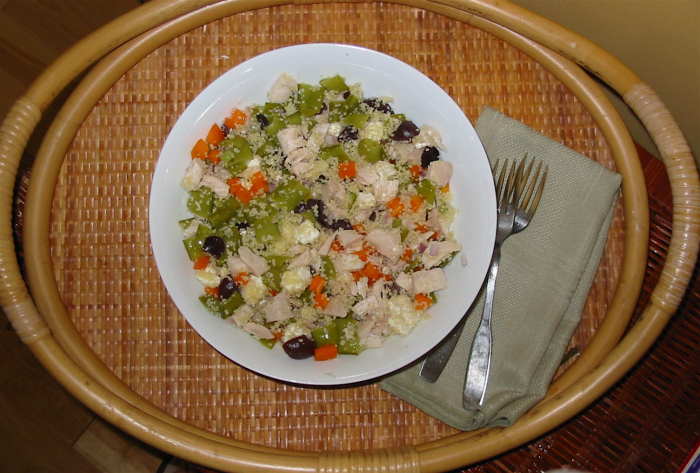 Salade Restes Poulet