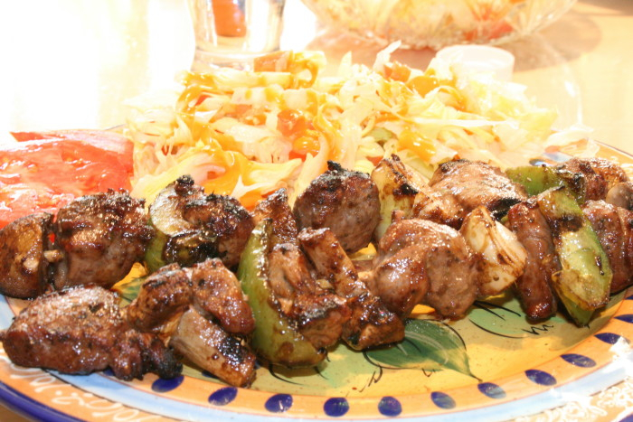 Brochettes De Filet De Porc