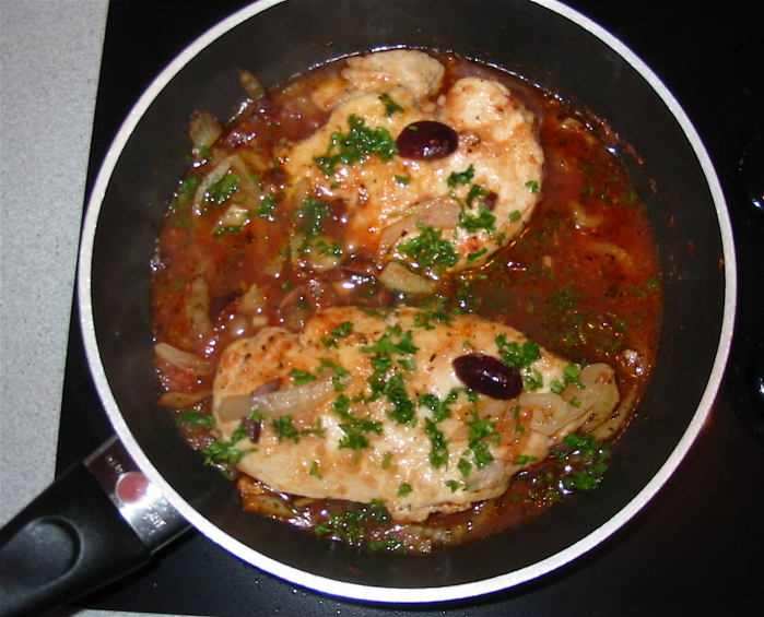 Poulet Chasseur, Casserole