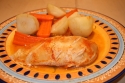 Poulet Avec Bouillon Et pice Bbq