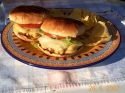 Hamburger cuit sur le bbq