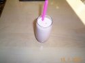 Milk shake aux fraises