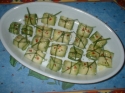 Petits baluchons des zucchinis