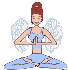 Yogagirl angel (cadeau de tomatecerise :-)