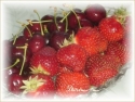 ~ Fraises et Cerises... super bonnes Mmmm ! ~