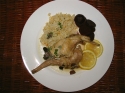 Lapin Au Citron, Assiette